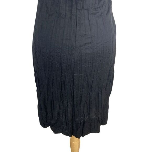 Keren Naftali 1 XS S 4 Black Dress Bodycon Evening Elegant Crinkle Packable - Picture 8 of 13